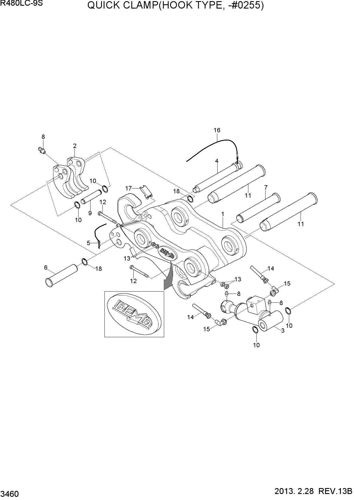 QUICK CLAMP(HOOK TYPE, -#0255)