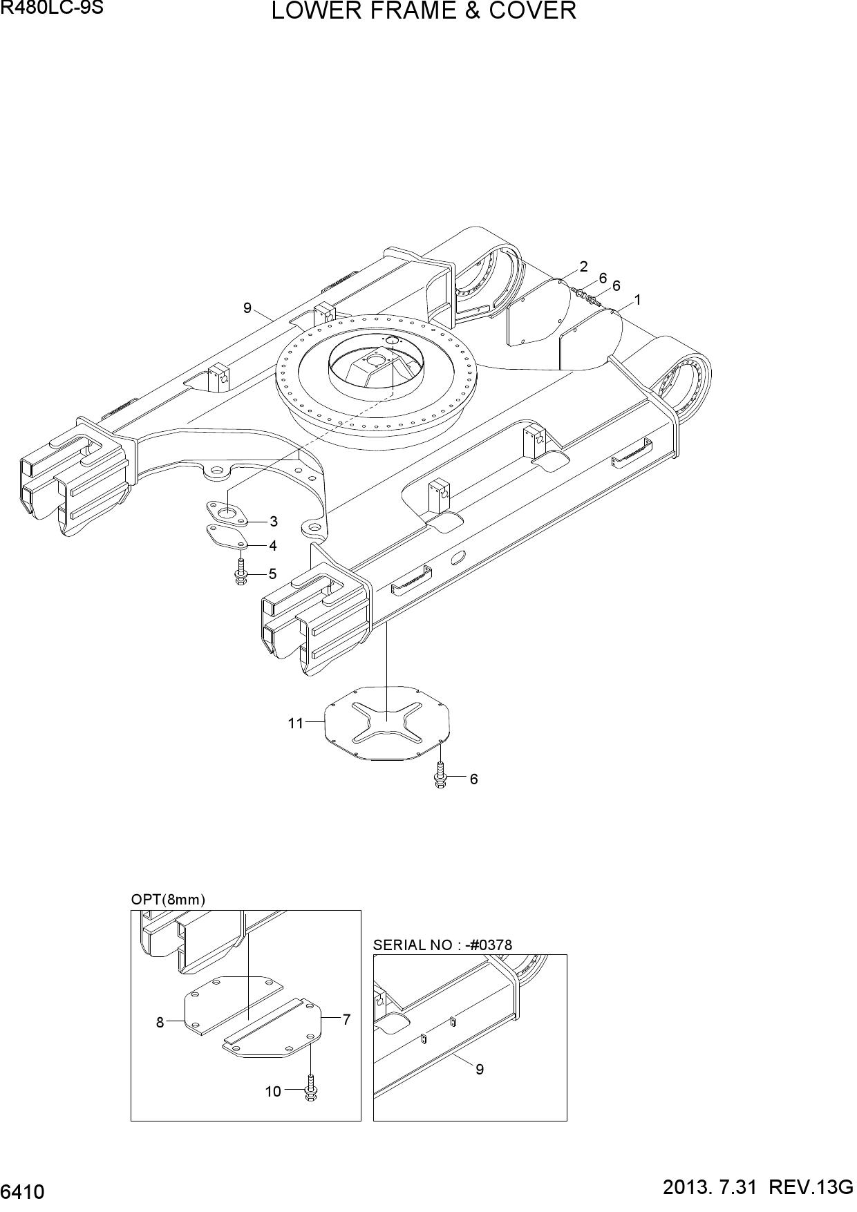 LOWER FRAME & COVER