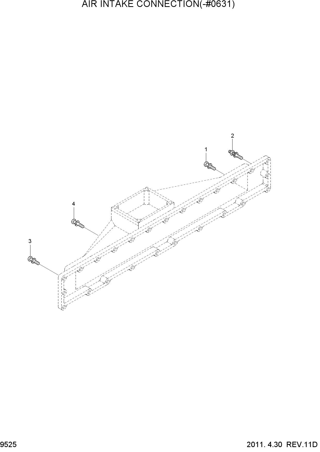 AIR INTAKE CONNECTION(-#0631)