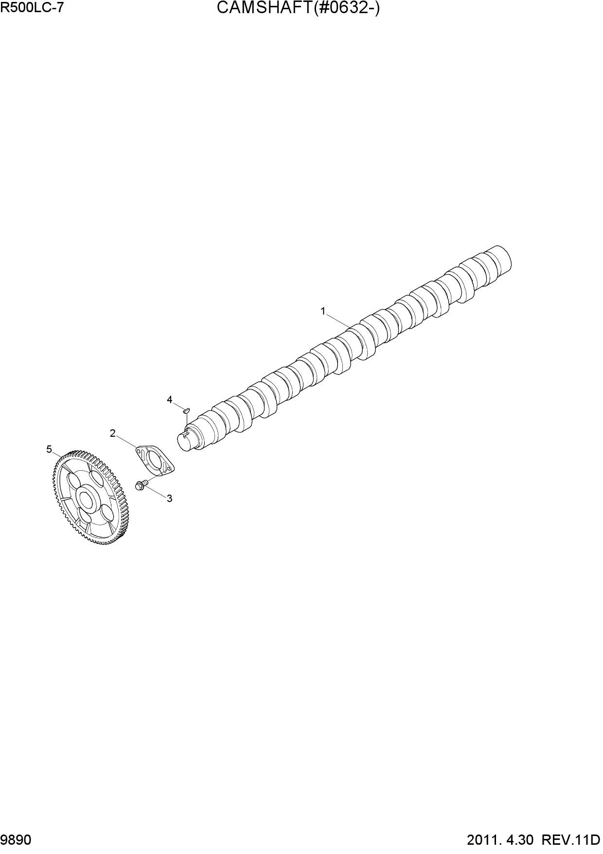 CAMSHAFT(#0632-)