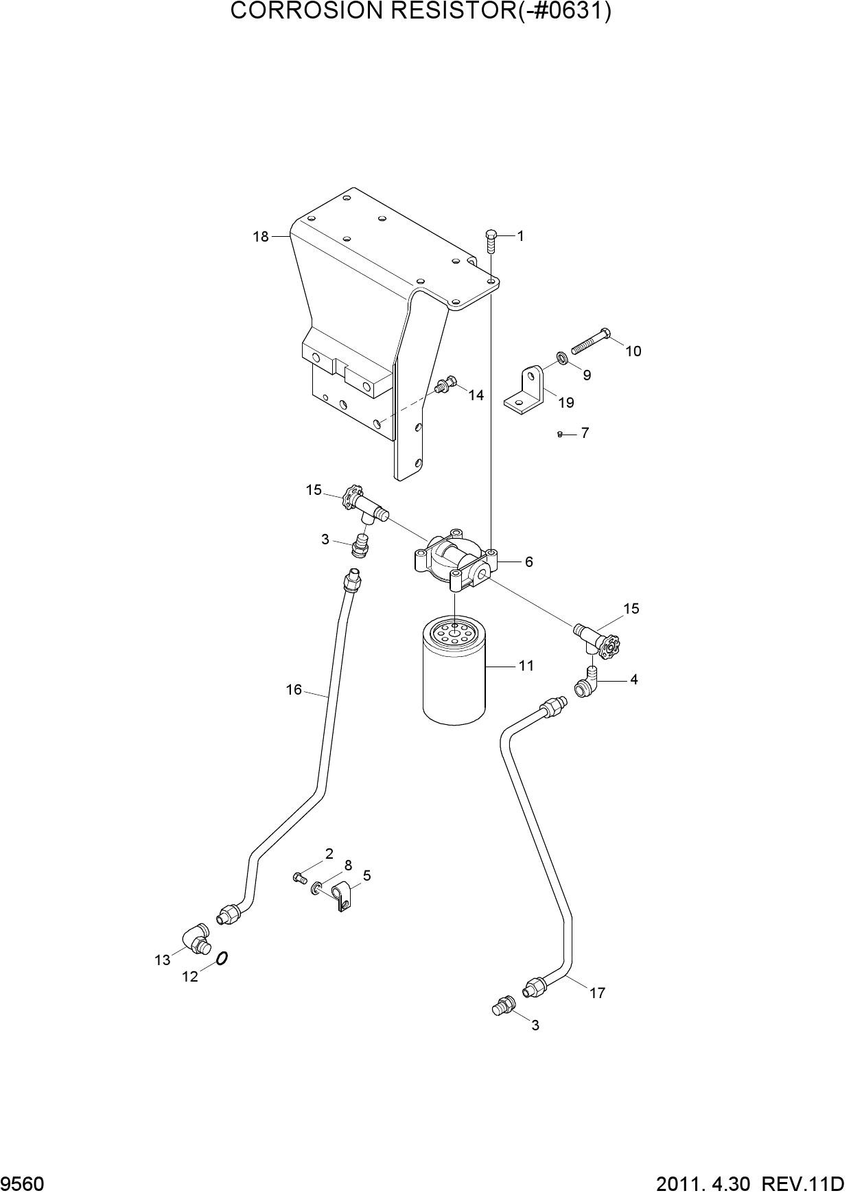 CORROSION RESISTOR(-#0631)