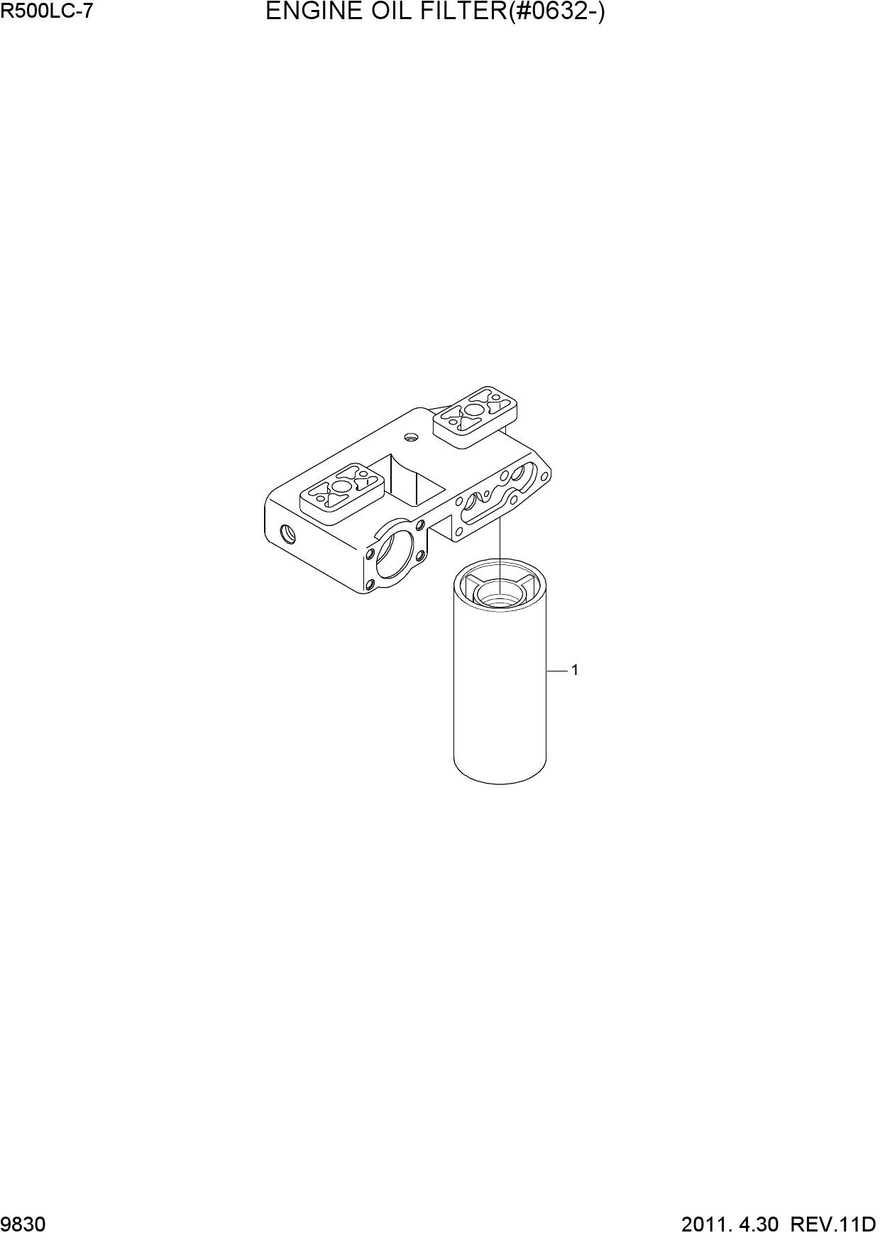 ENGINE OIL FILTER(#0632-)