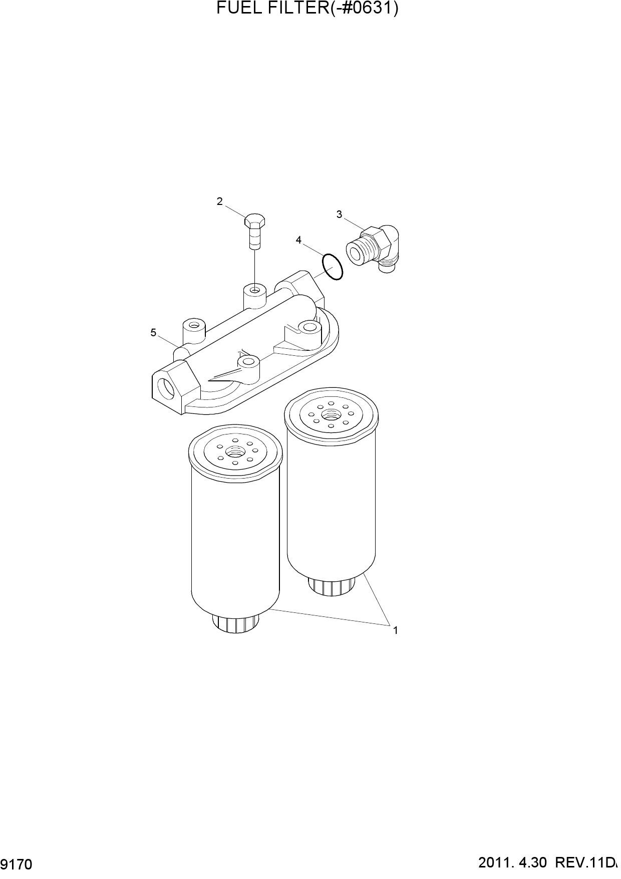 FUEL FILTER(-#0631)