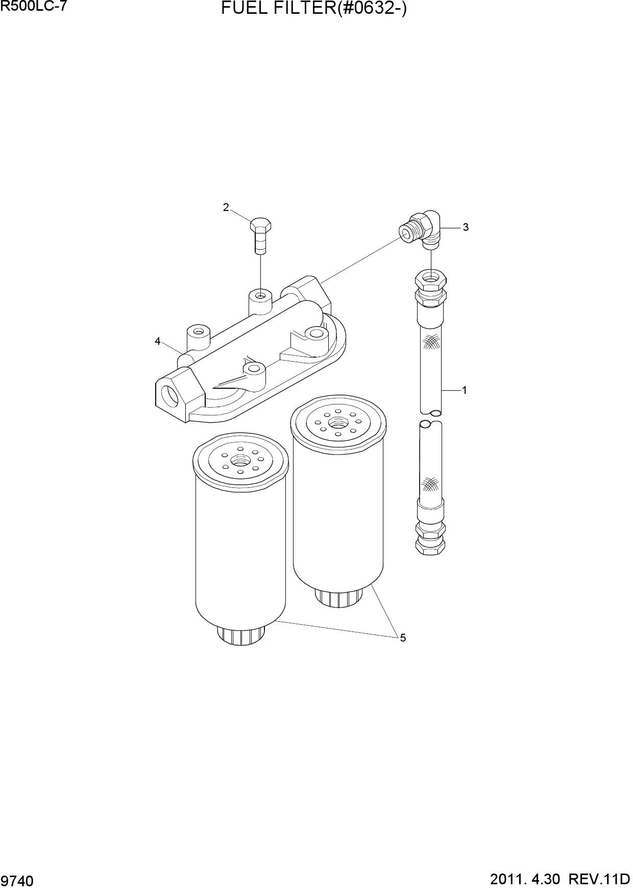 FUEL FILTER(#0632-)