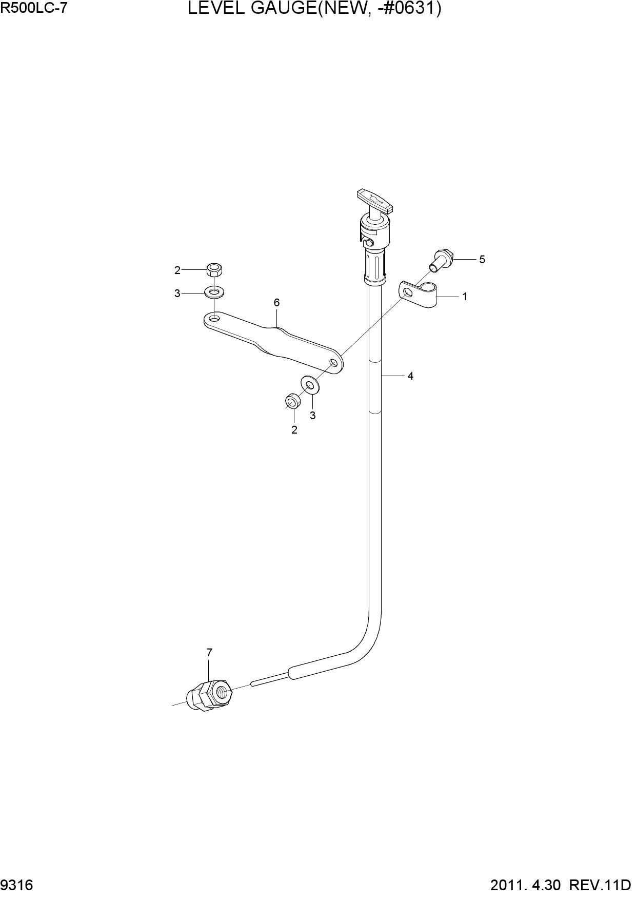 LEVEL GAUGE(NEW, -#0631)