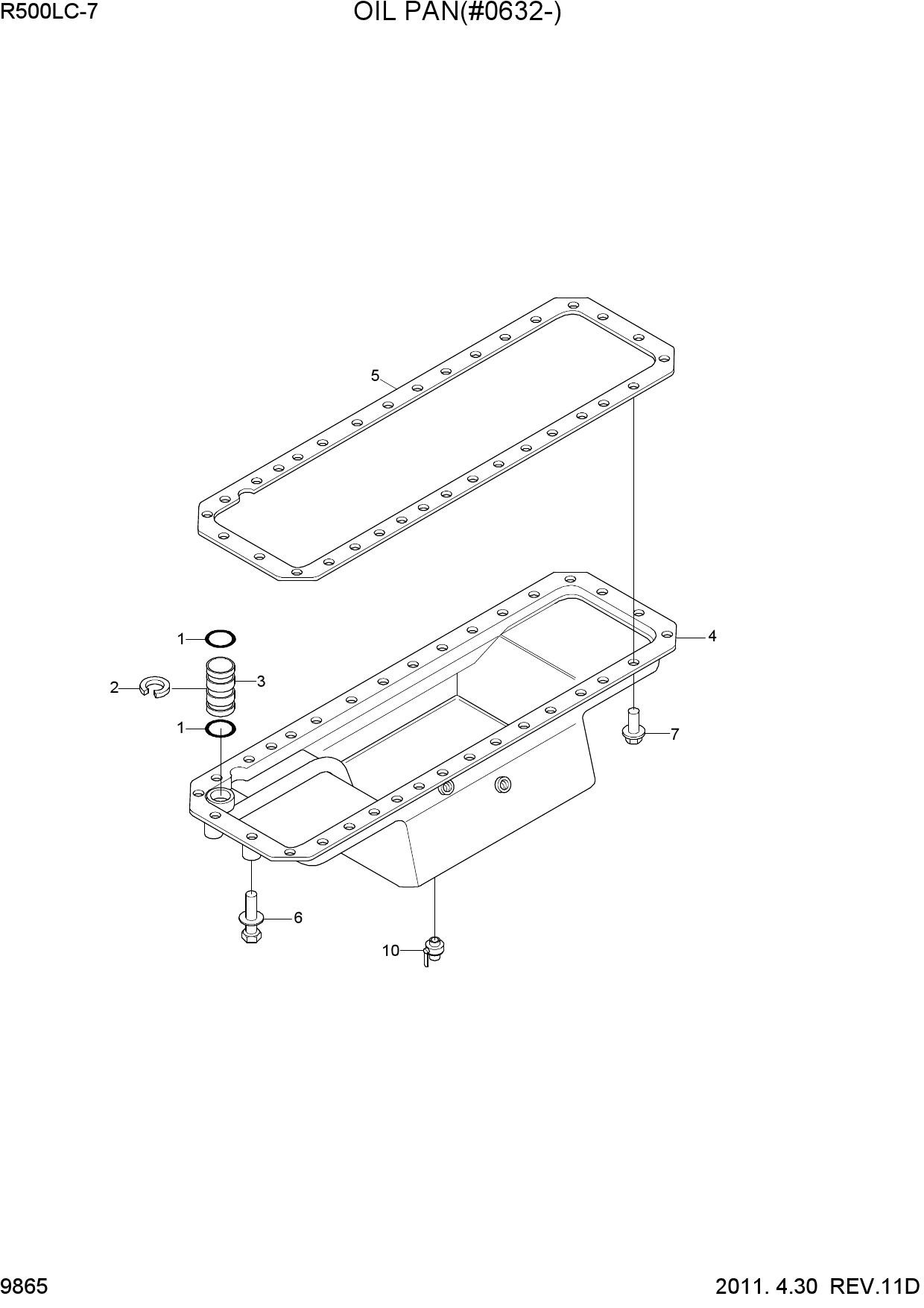 OIL PAN(#0632-)