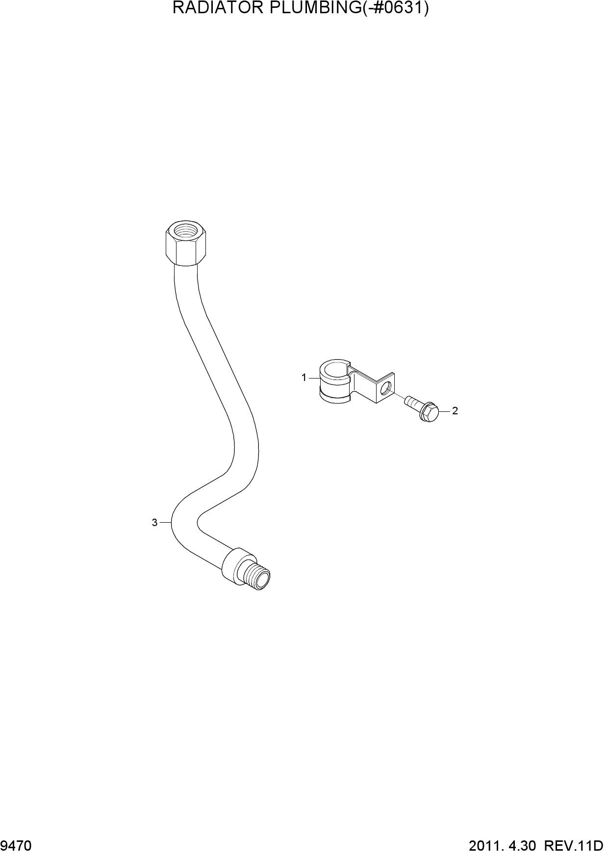RADIATOR PLUMBING(-#0631)