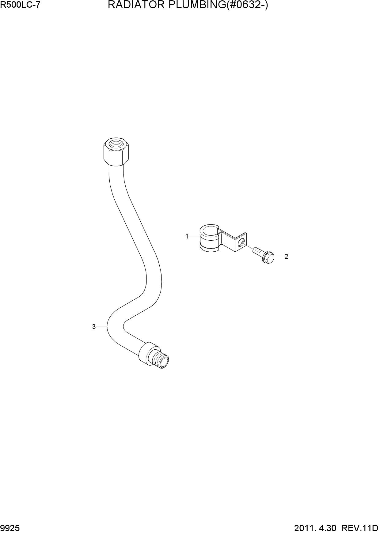 RADIATOR PLUMBING(#0632-)