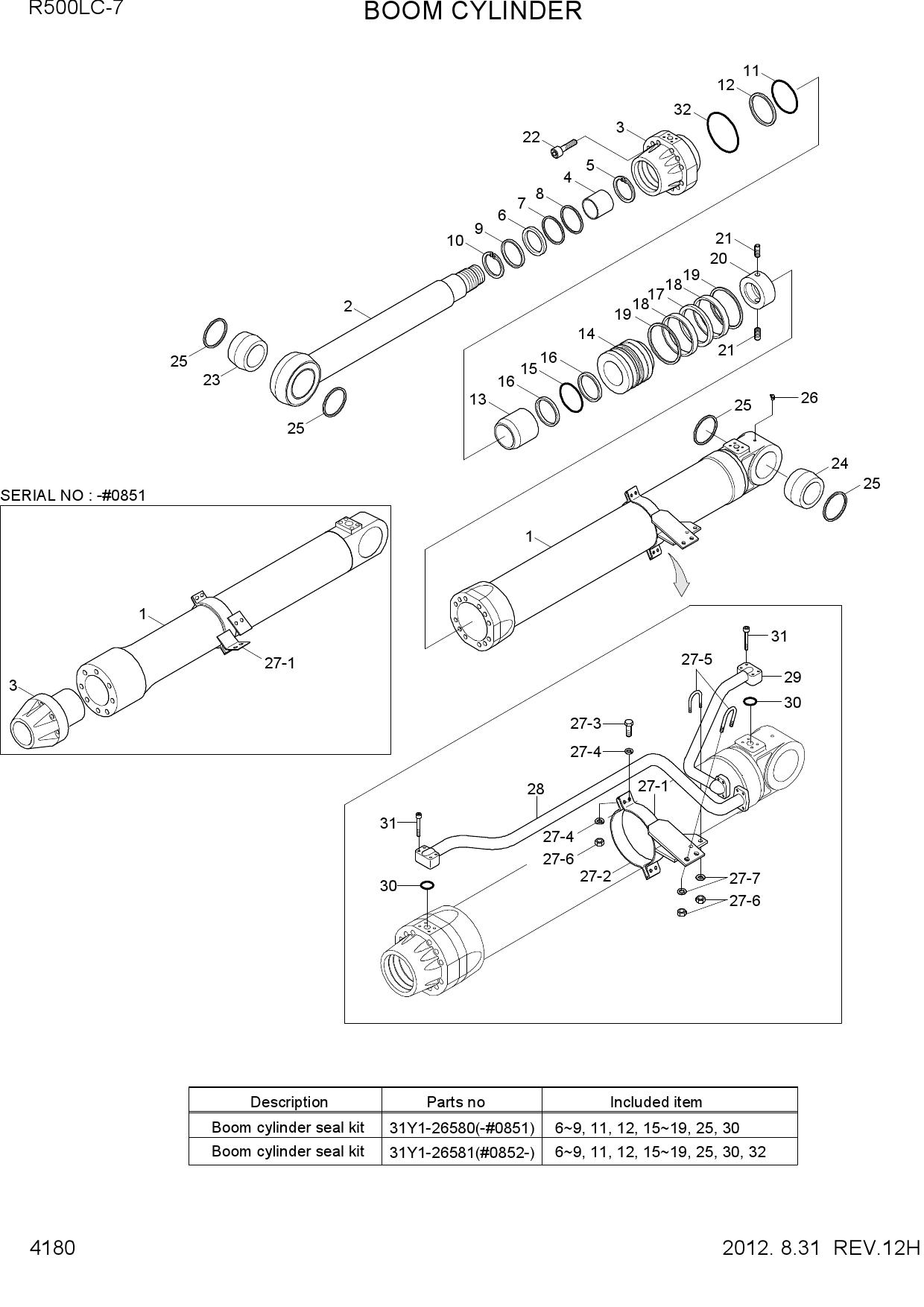 BOOM CYLINDER