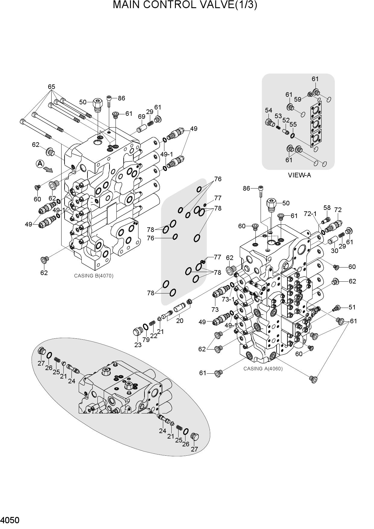 MAIN CONTROL VALVE(1/3)