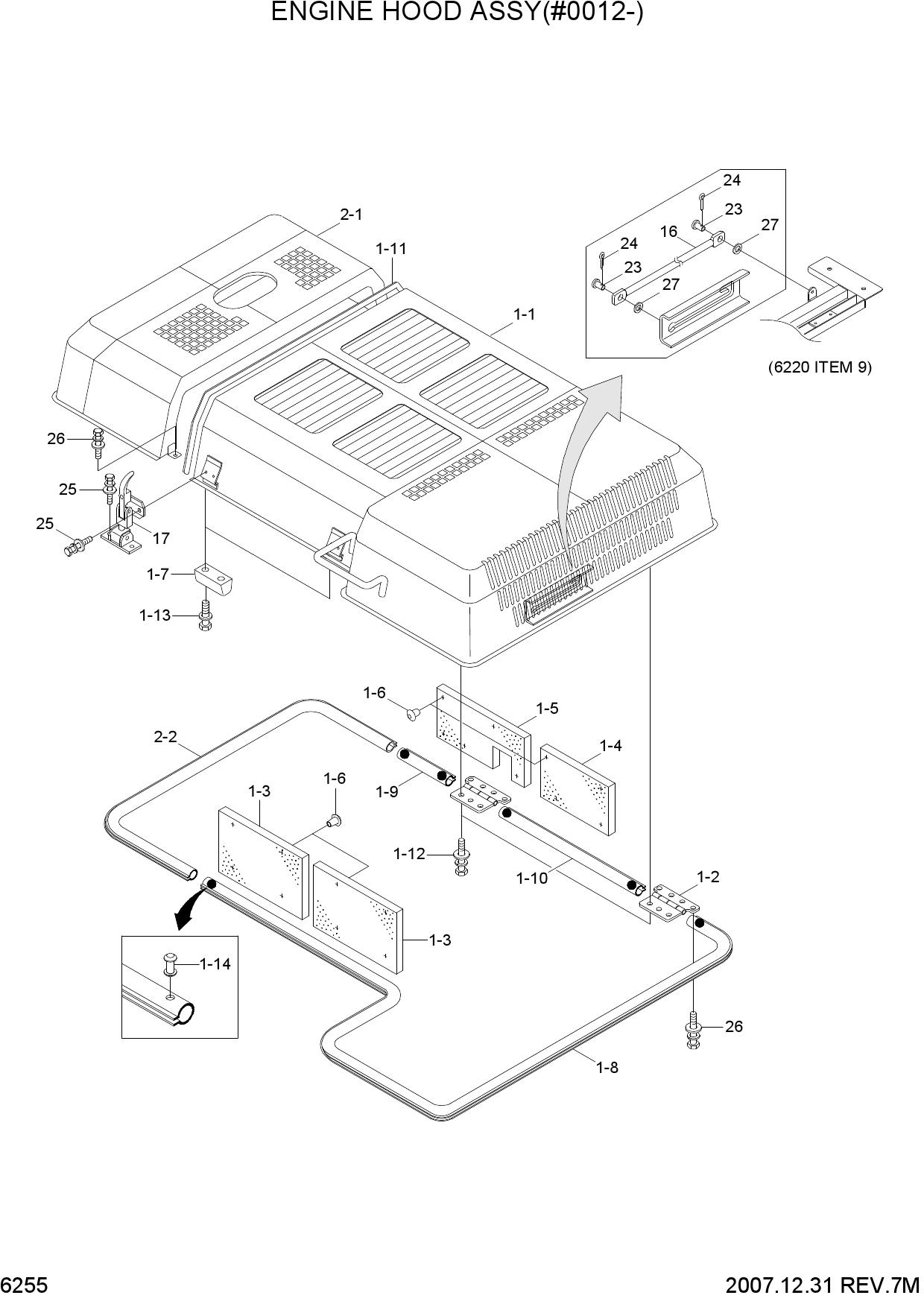 ENGINE HOOD ASSY(#0012-)