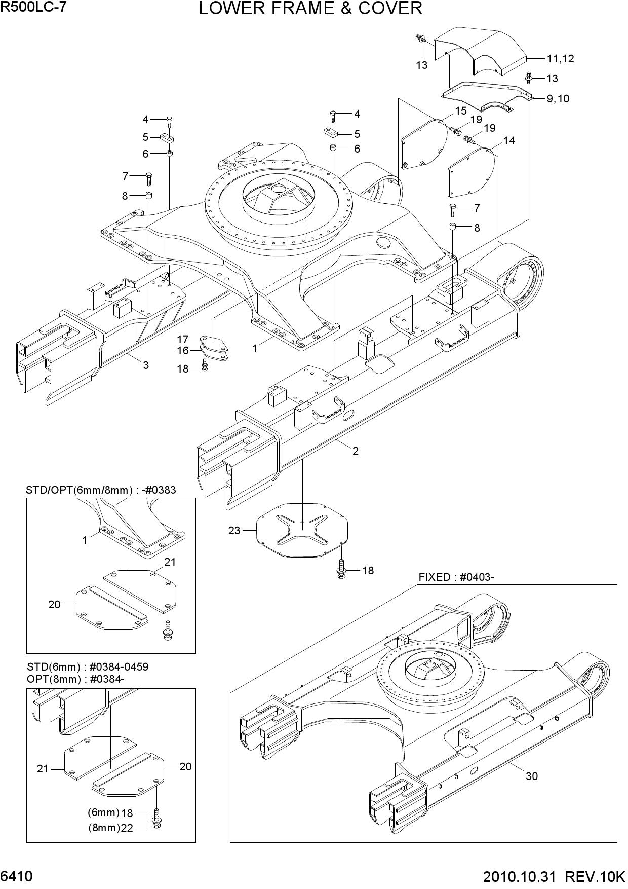 LOWER FRAME & COVER