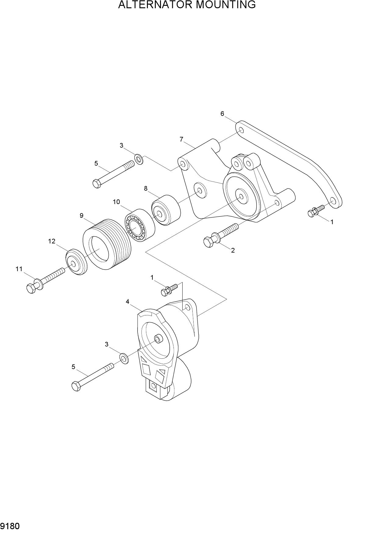 ALTERNATOR MOUNTING