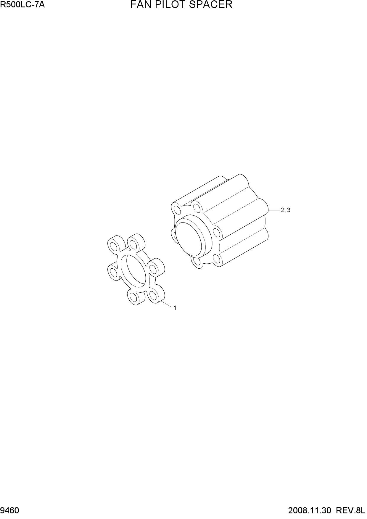 FAN PILOT SPACER