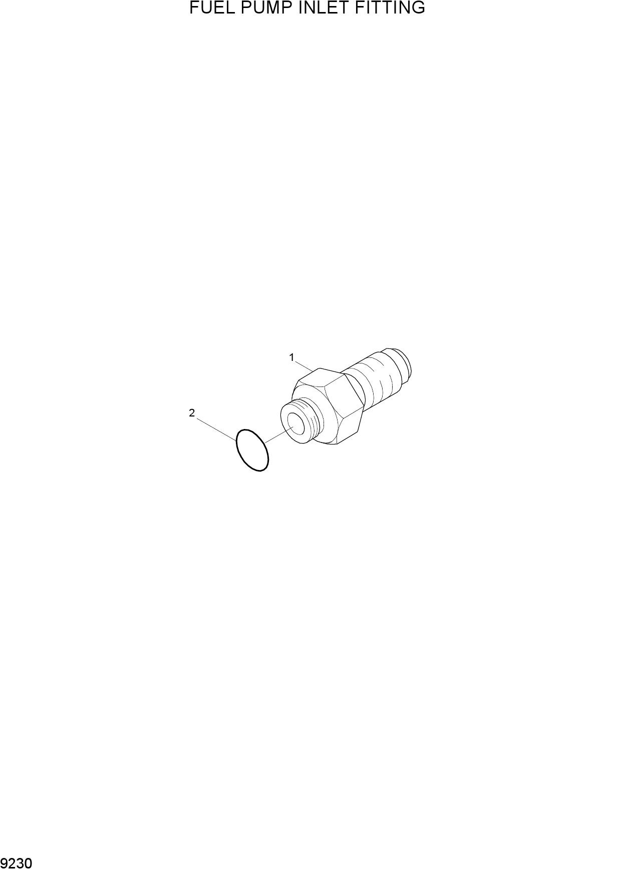 FUEL PUMP INLET FITTING