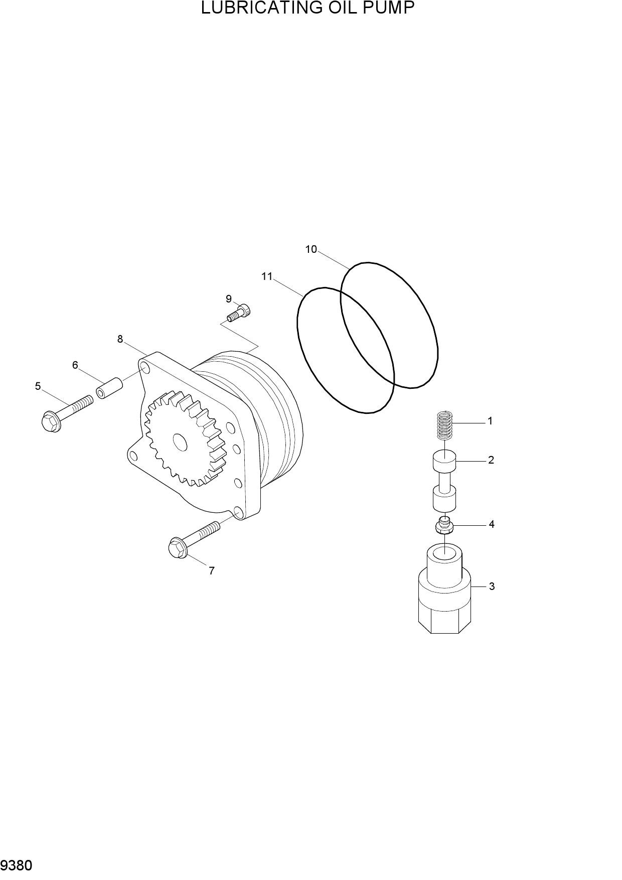 LUBRICATING OIL PUMP
