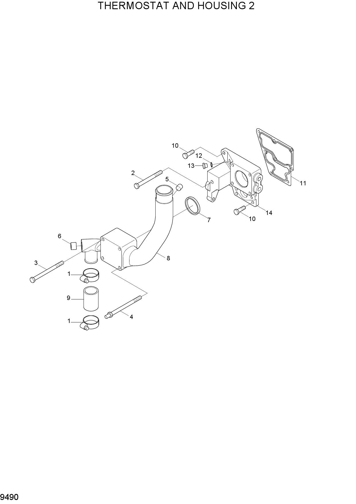 THERMOSTAT AND HOUSING 2