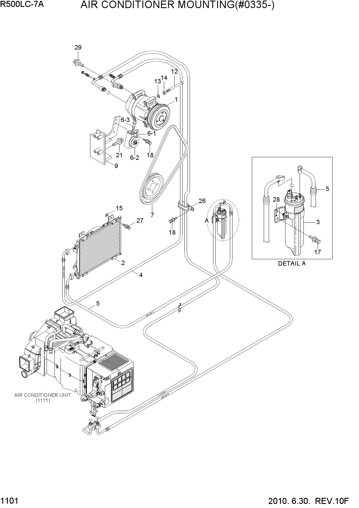 AIR CONDITIONER MOUNTING(#1198-)