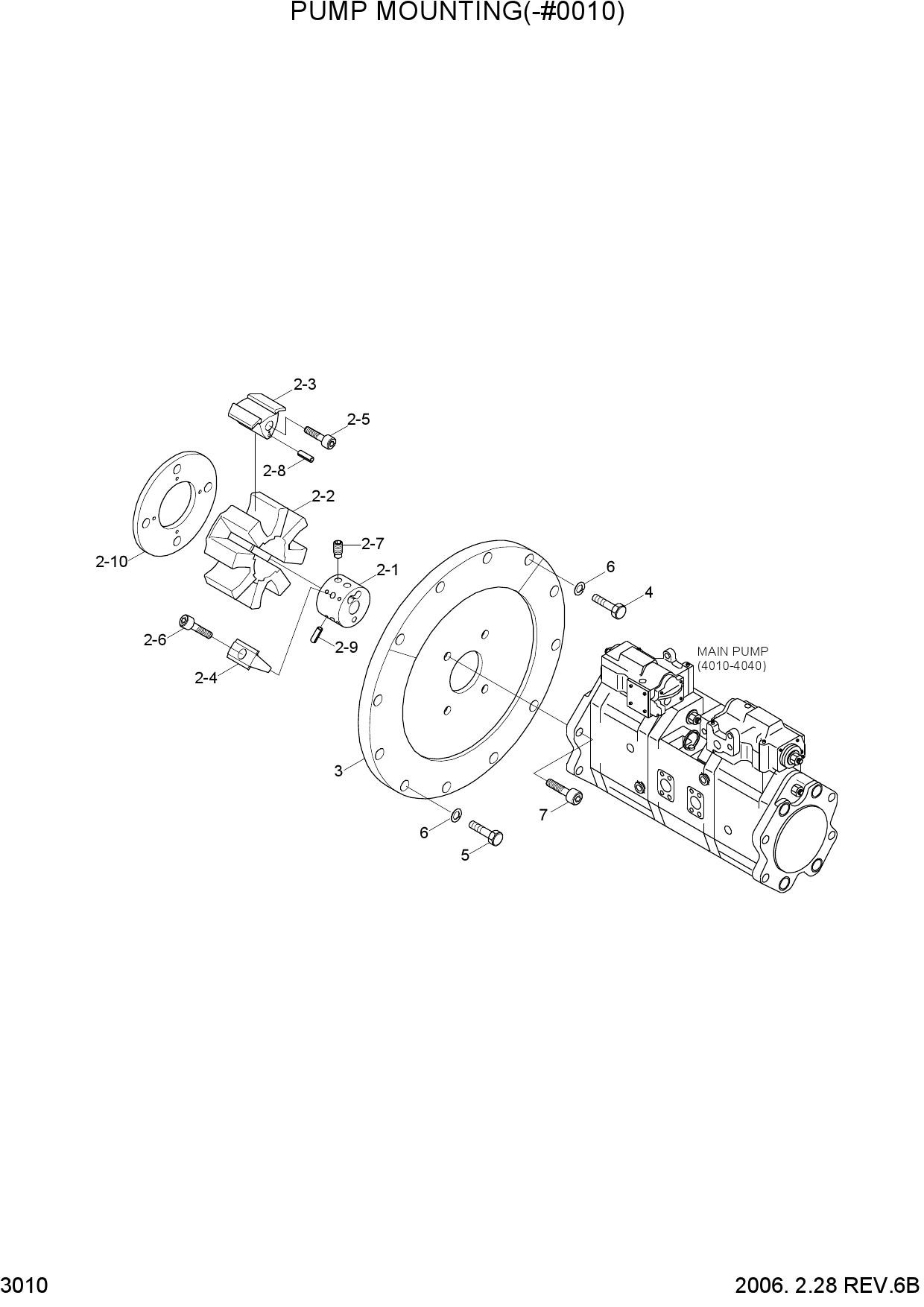 PUMP MOUNTING(-#0010)
