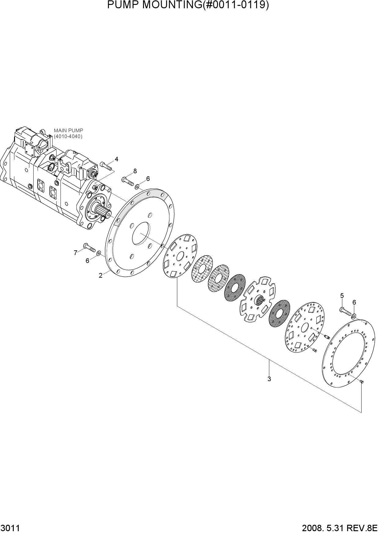 PUMP MOUNTING(#0011-0119)