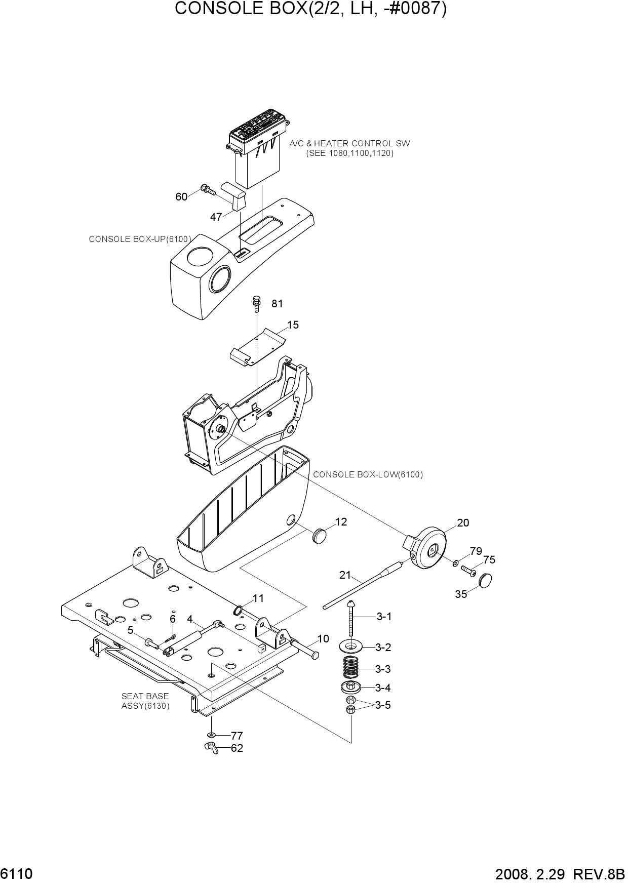 CONSOLE BOX 2(LH, -#0087)