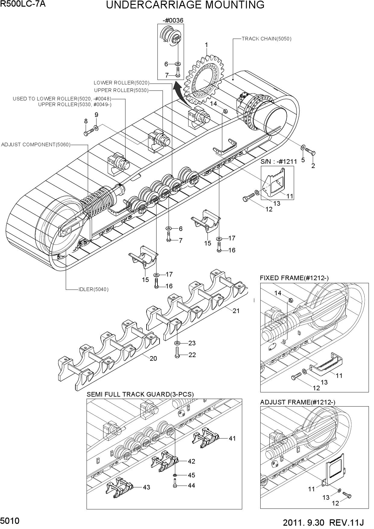 UNDERCARRIAGE MOUNTING