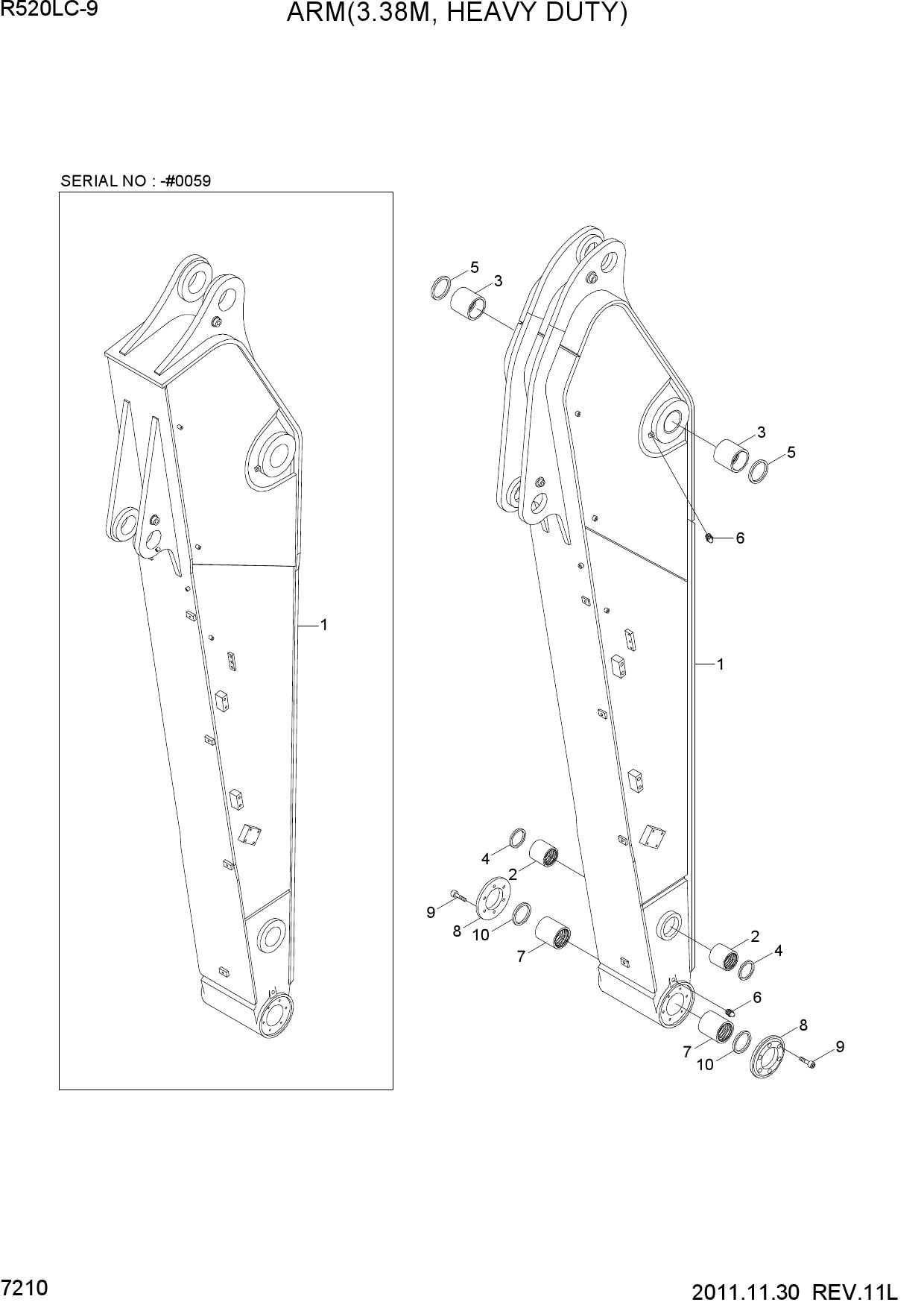 ARM(3.38M, HEAVY DUTY)