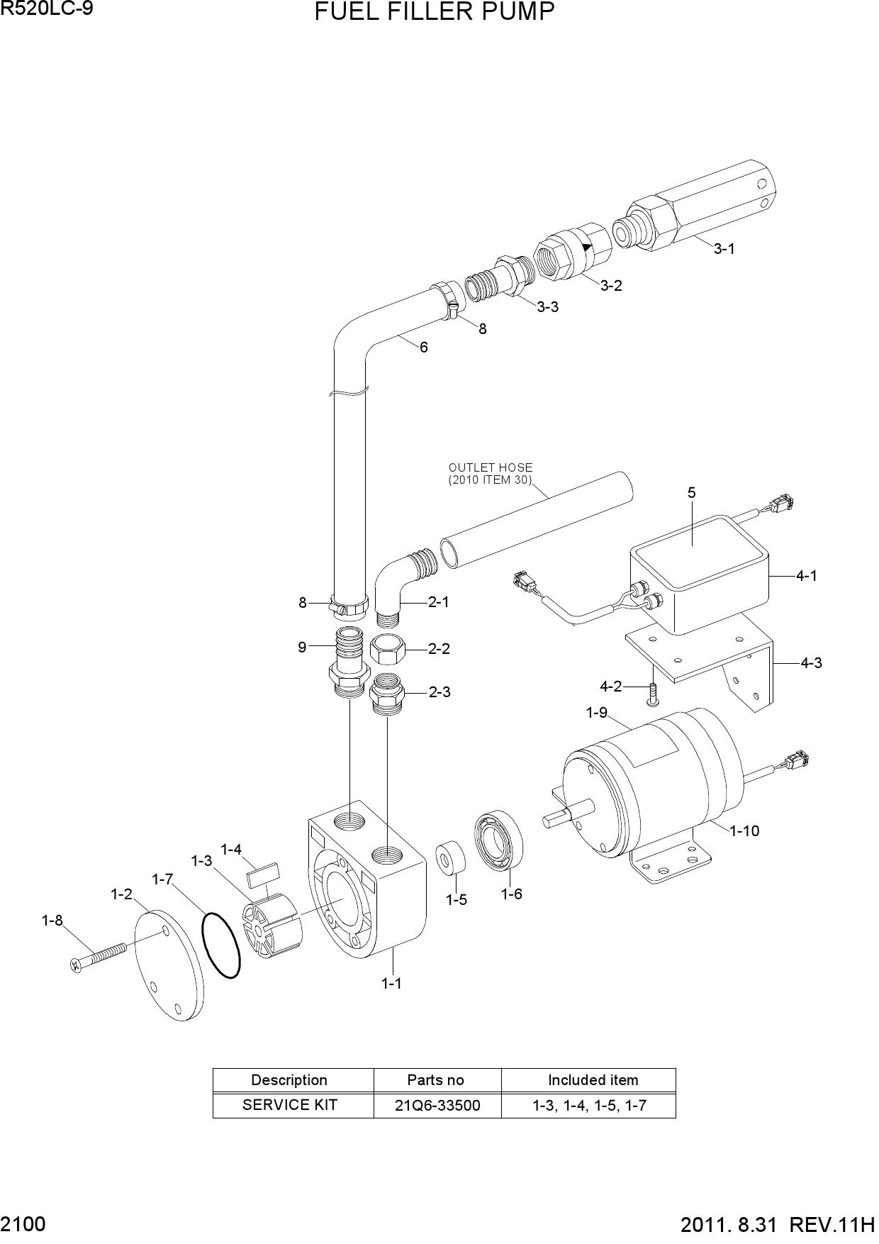 FUEL FILLER PUMP