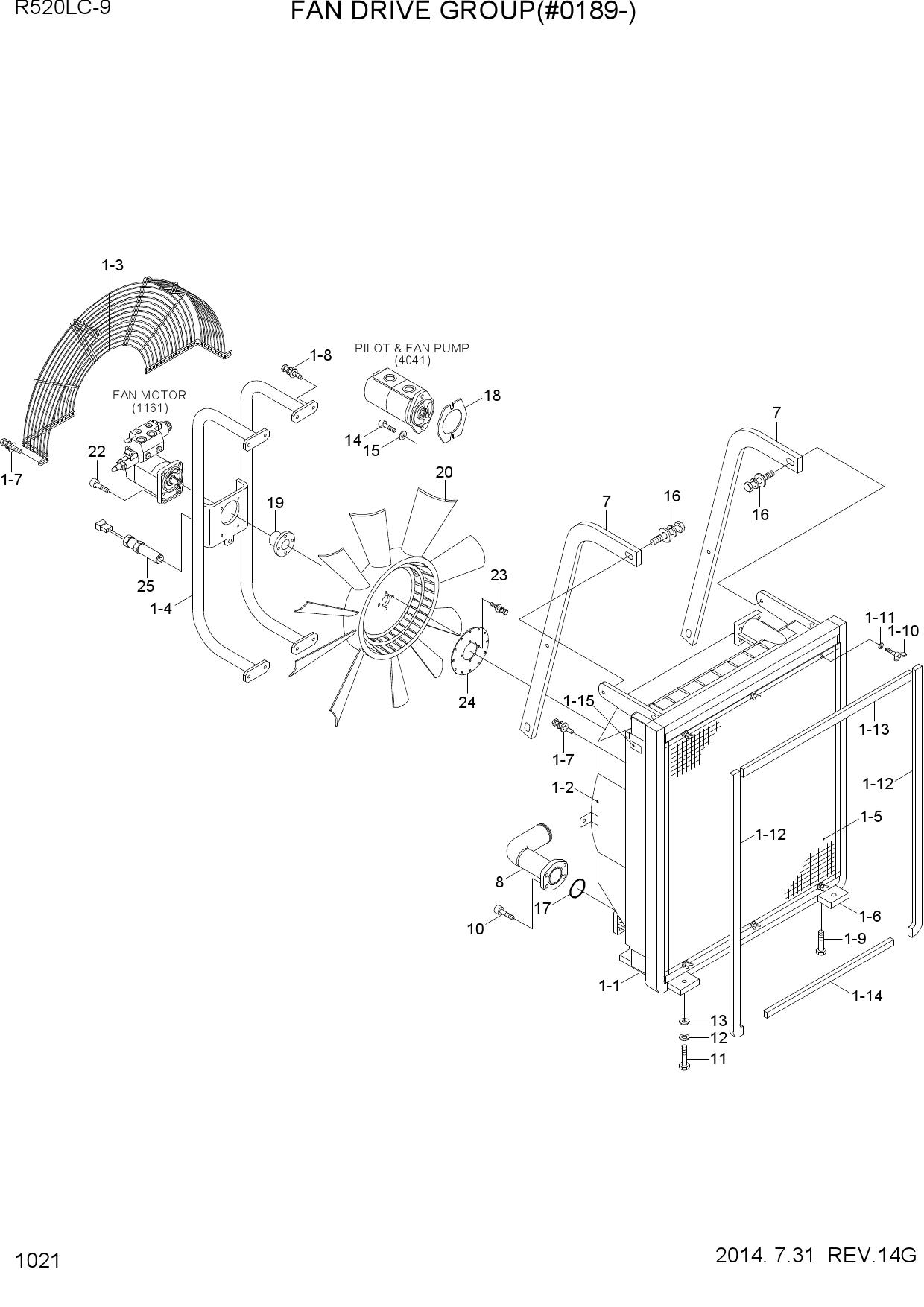 FAN DRIVE SYSTEM(#0189-)