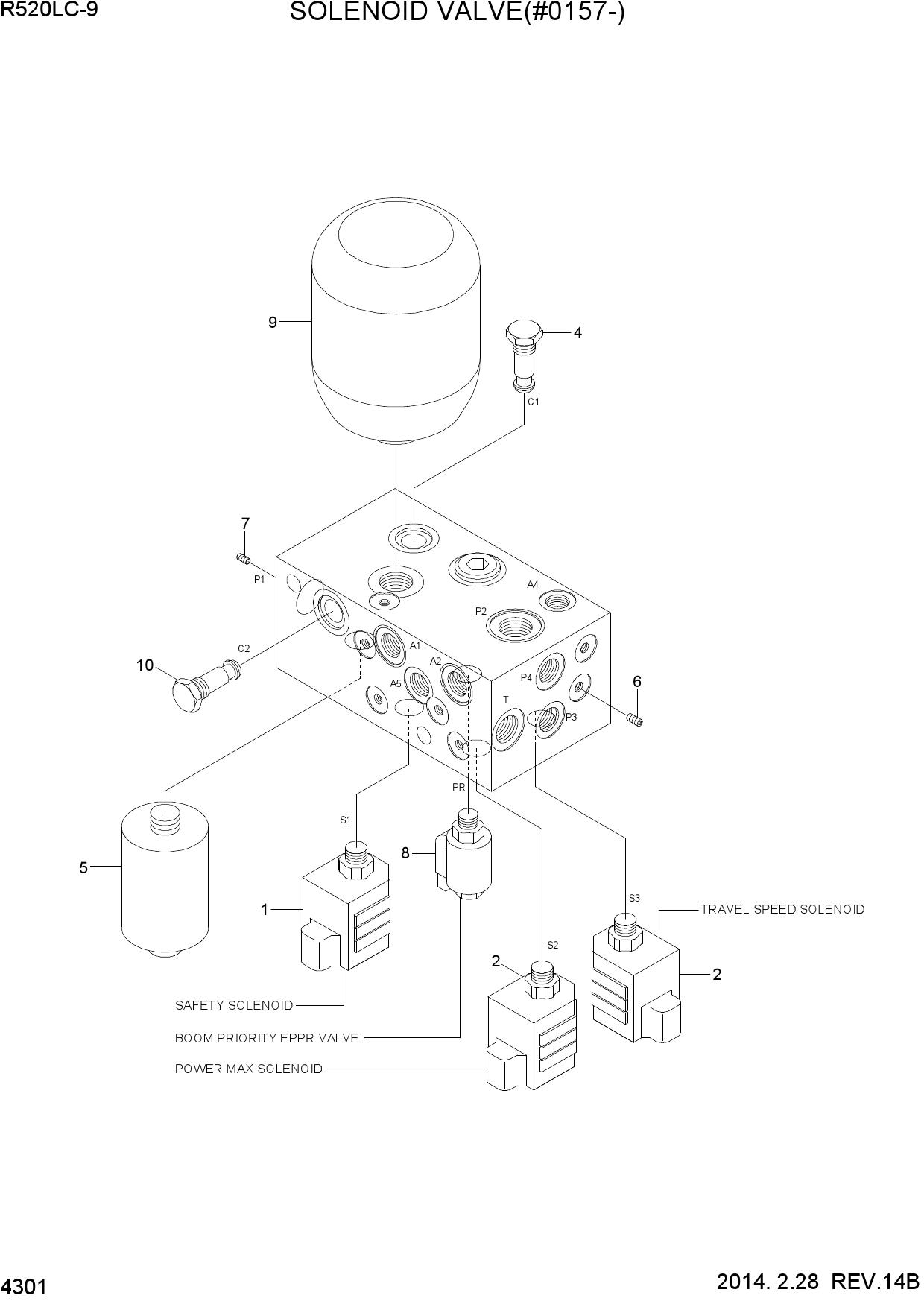 SOLENOID VALVE(#0157-)