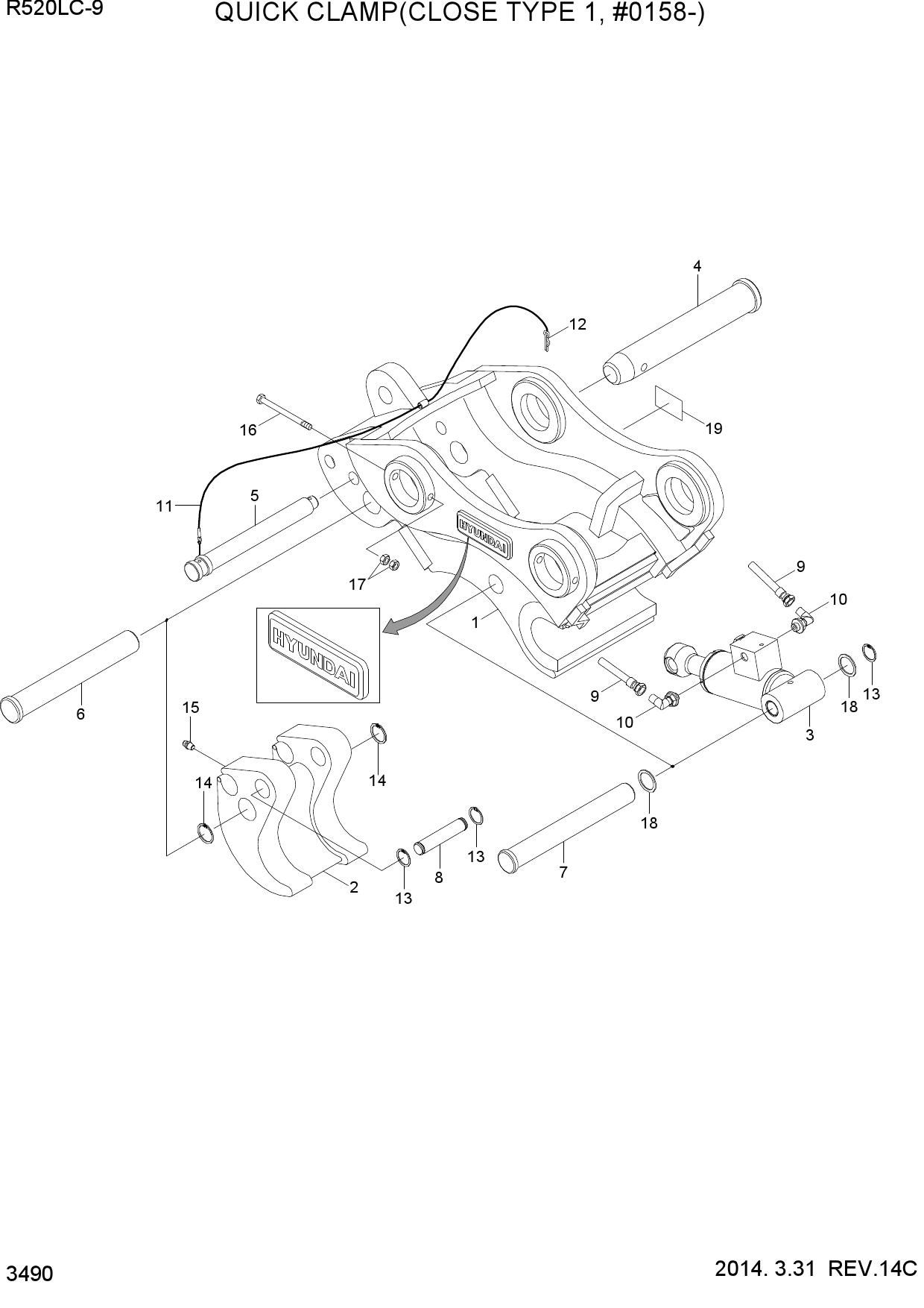 QUICK CLAMP(CLOSE TYPE 1, #0158-)