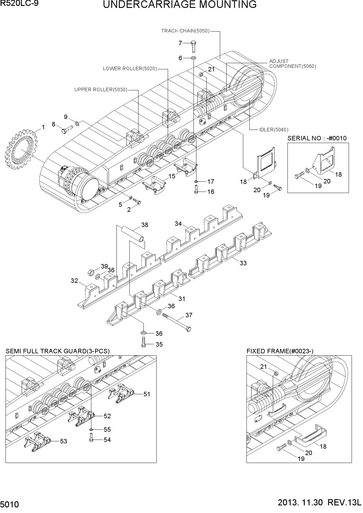 UNDERCARRIAGE MOUNTING