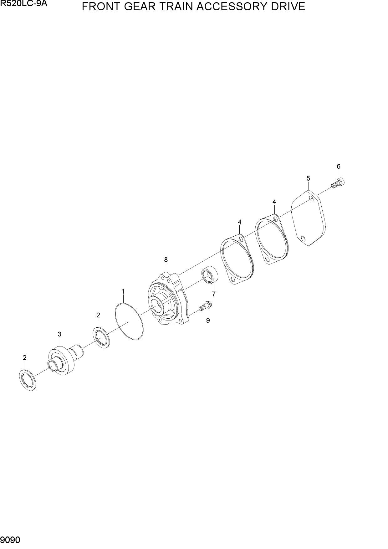 FRONT GEAR TRAIN ACCESSORY DRIVE