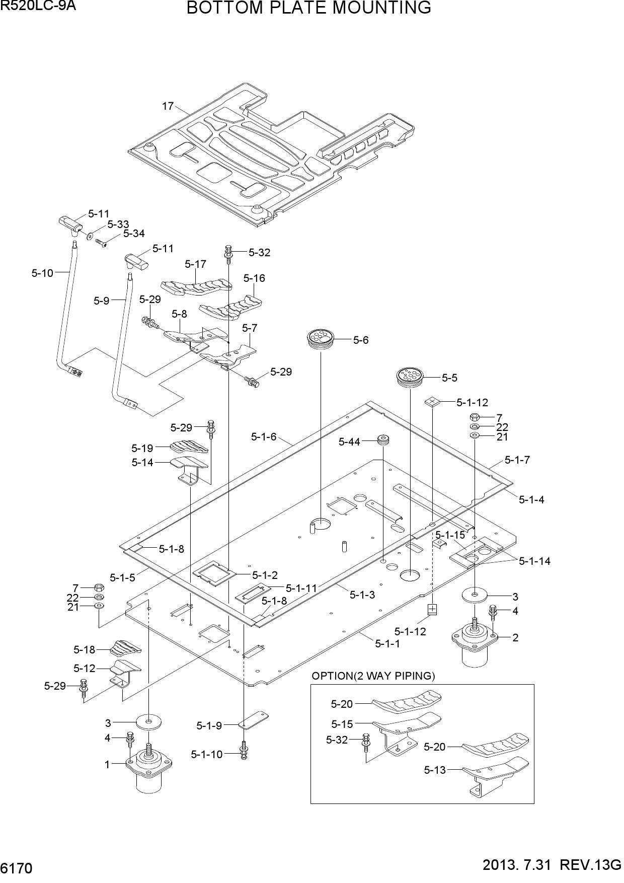 BOTTOM PLATE MOUNTING