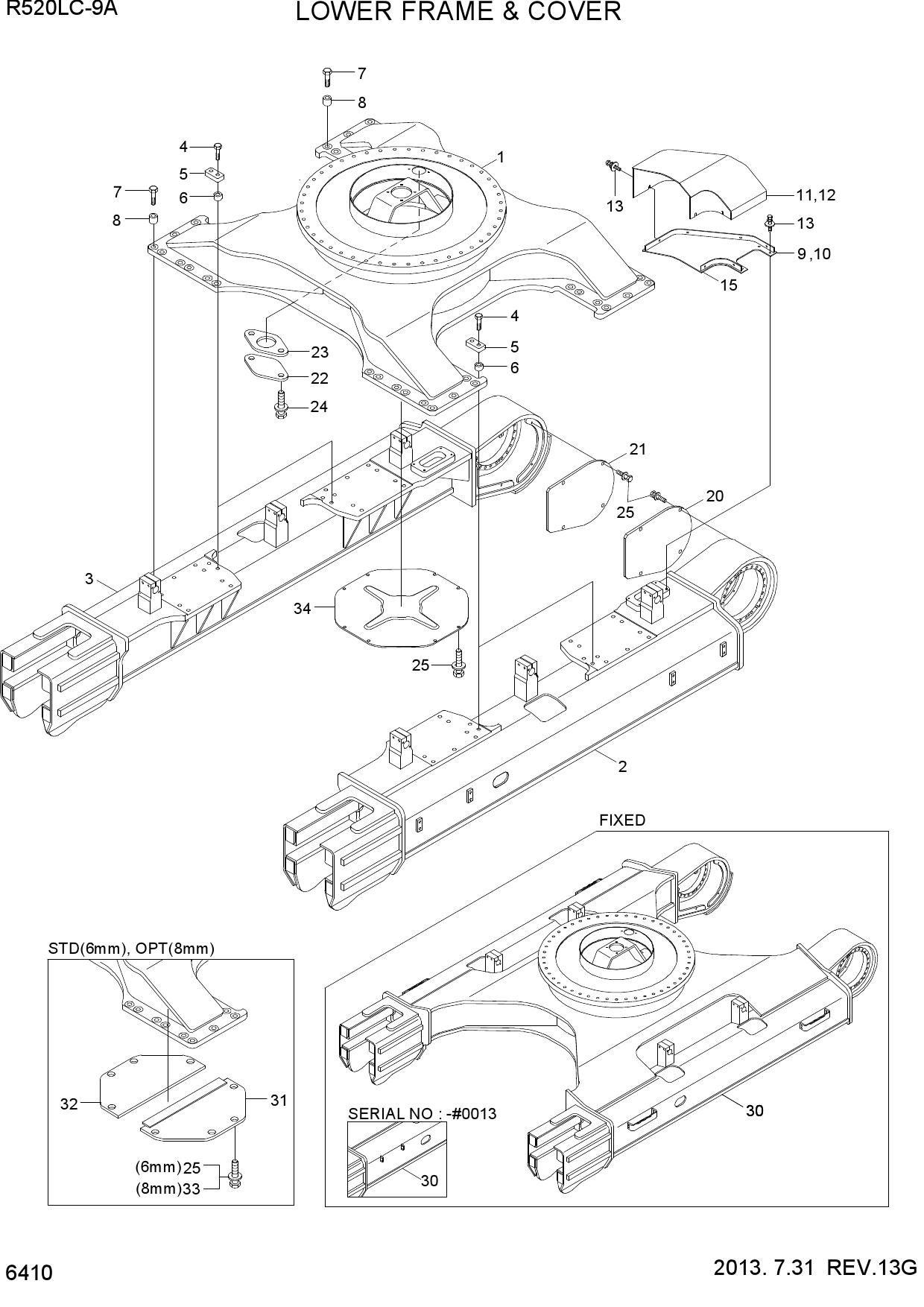 LOWER FRAME & COVER