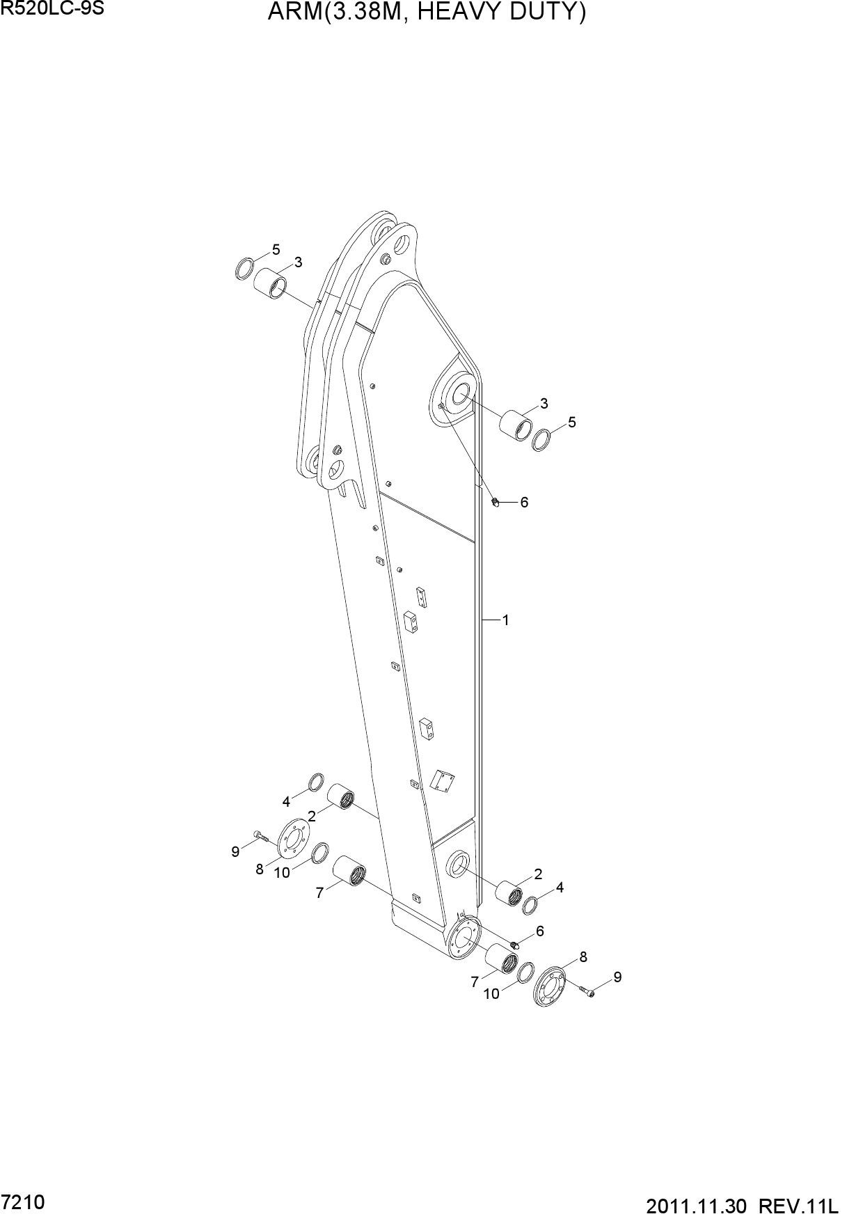 ARM(3.38M, HEAVY DUTY)