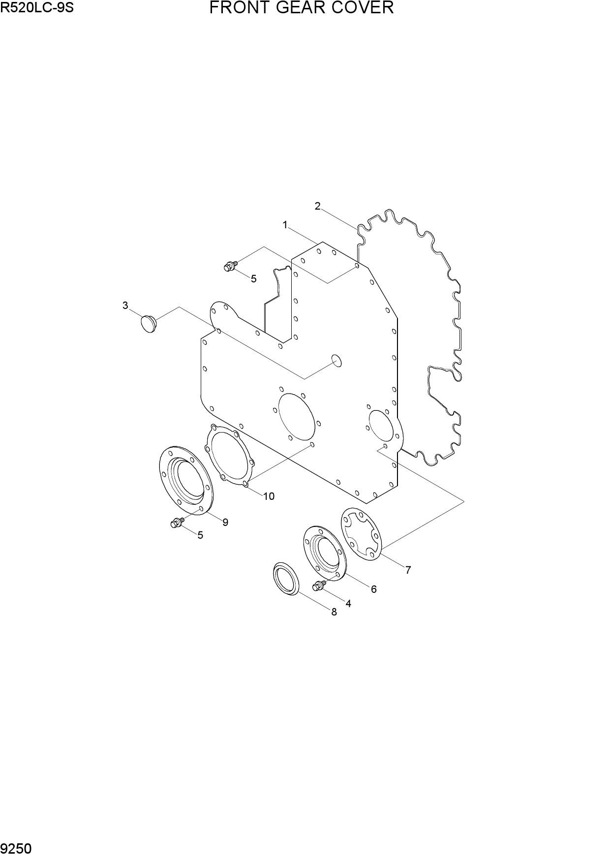 FRONT GEAR COVER