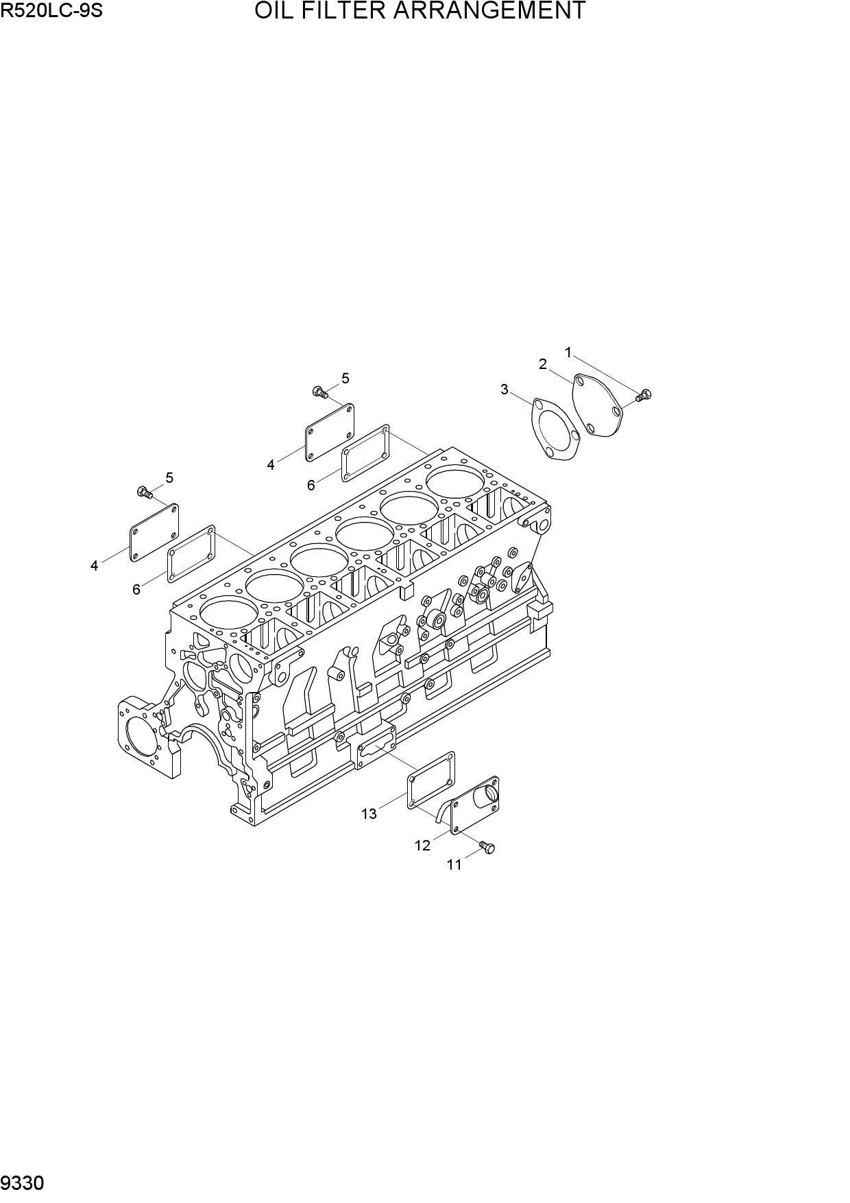 OIL FILTER ARRANGEMENT