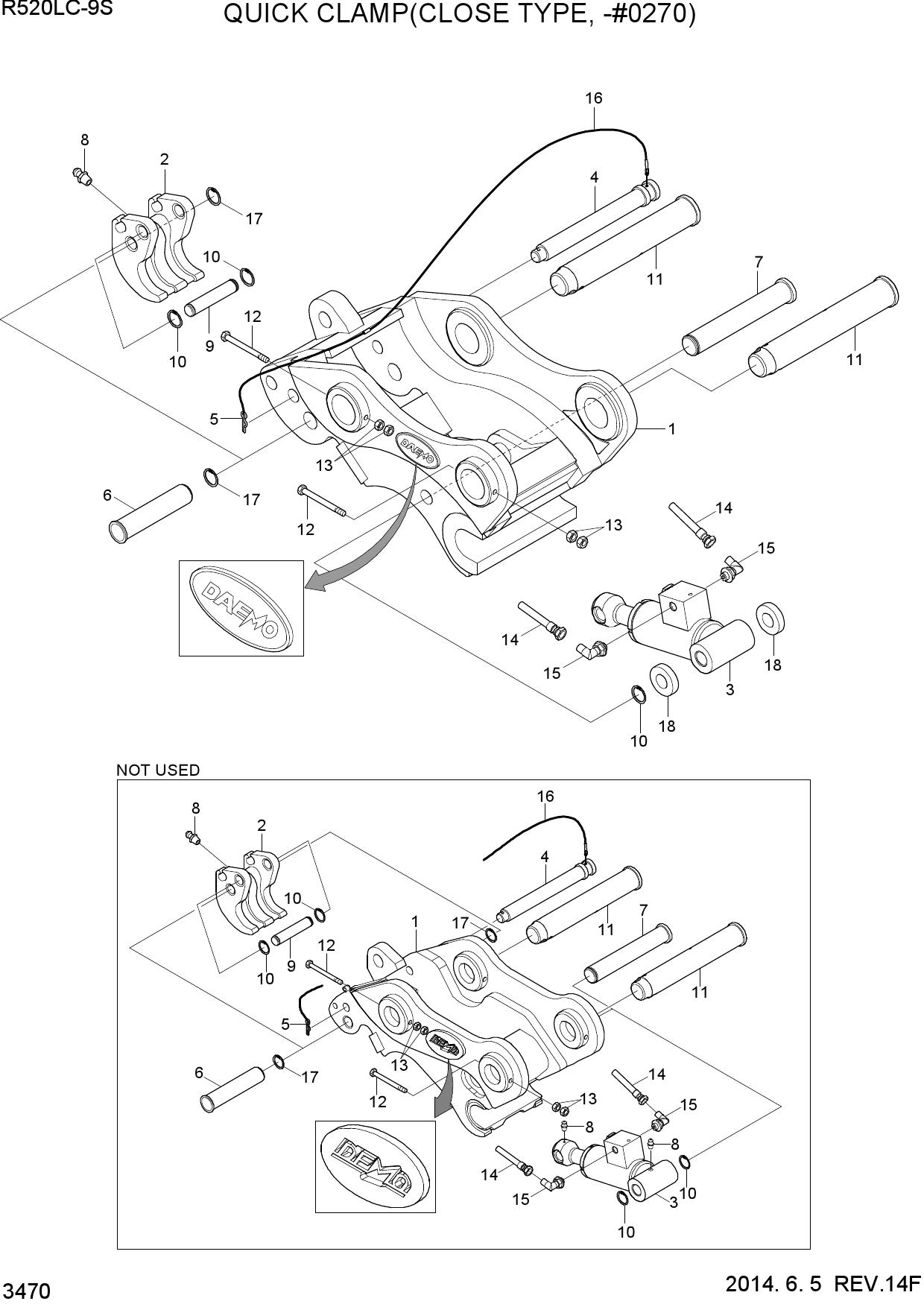 QUICK CLAMP(CLOSE TYPE, -#0270)