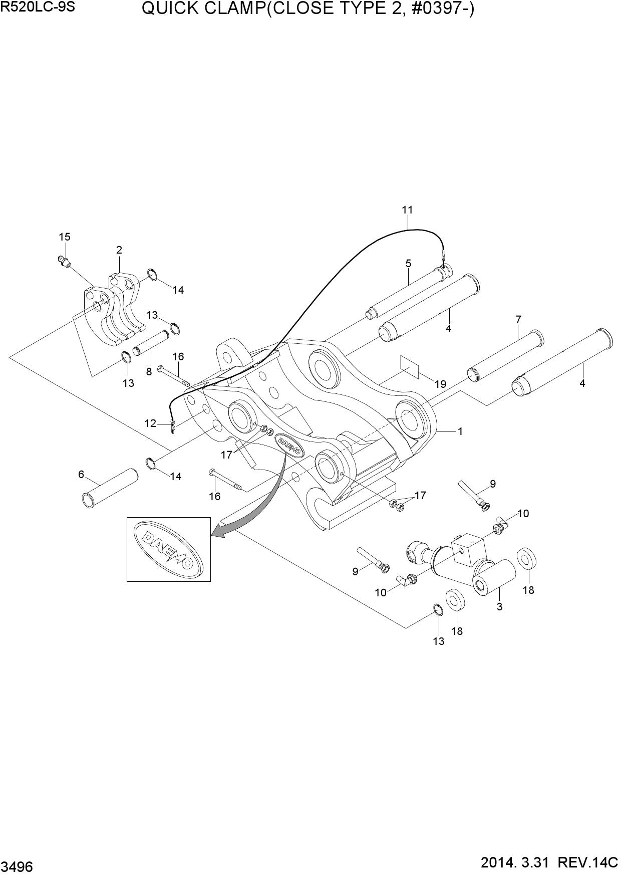 QUICK CLAMP(CLOSE TYPE 2, #0397-)
