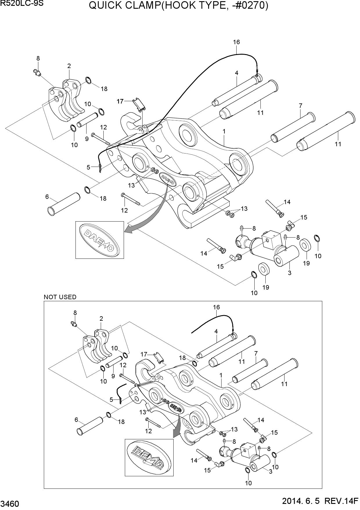 QUICK CLAMP(HOOK TYPE, -#0270)