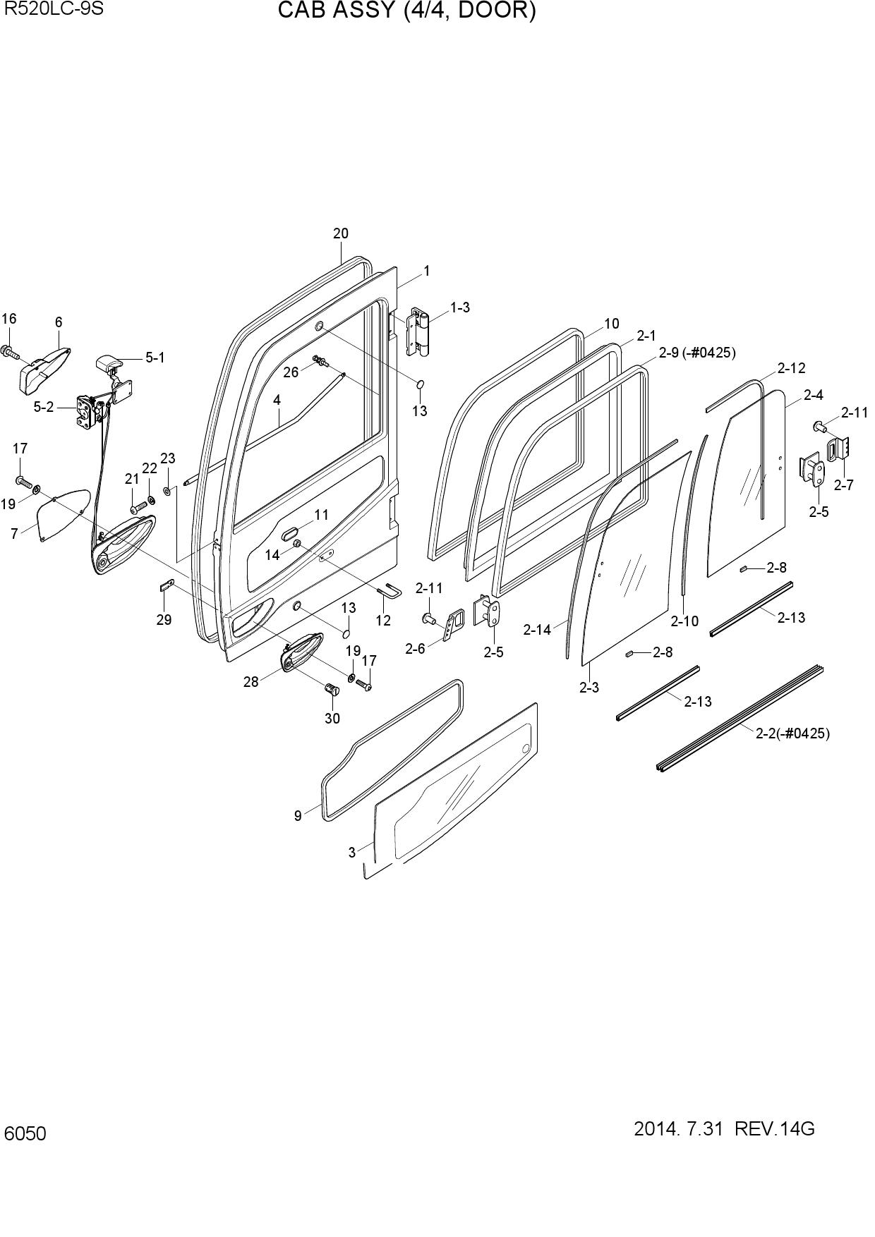 CAB ASSY(4/4, DOOR)
