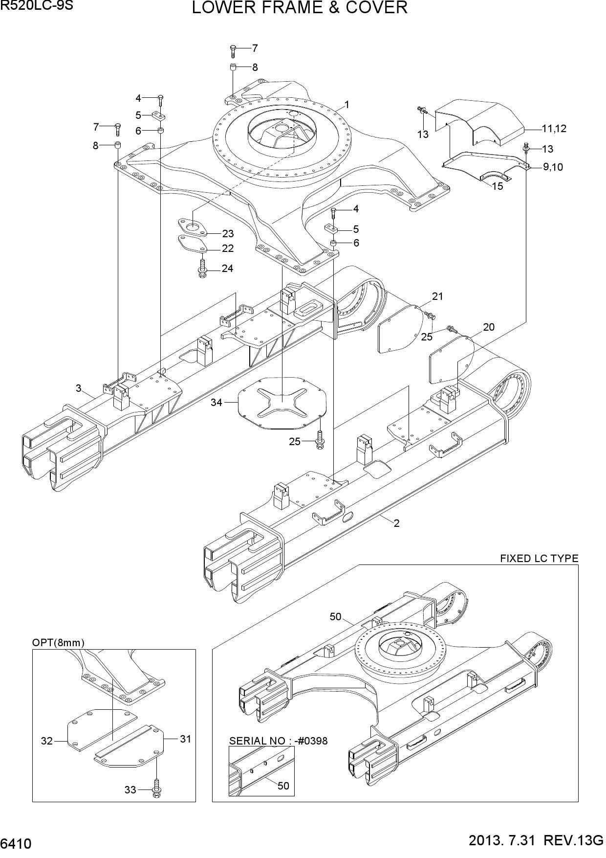 LOWER FRAME & COVER