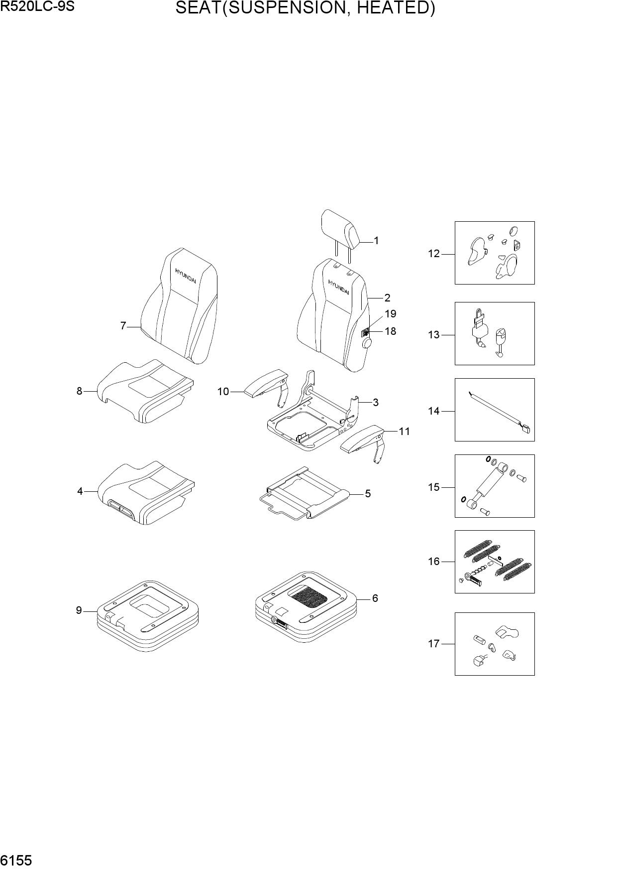 SEAT(SUSPENSION, HEATED)