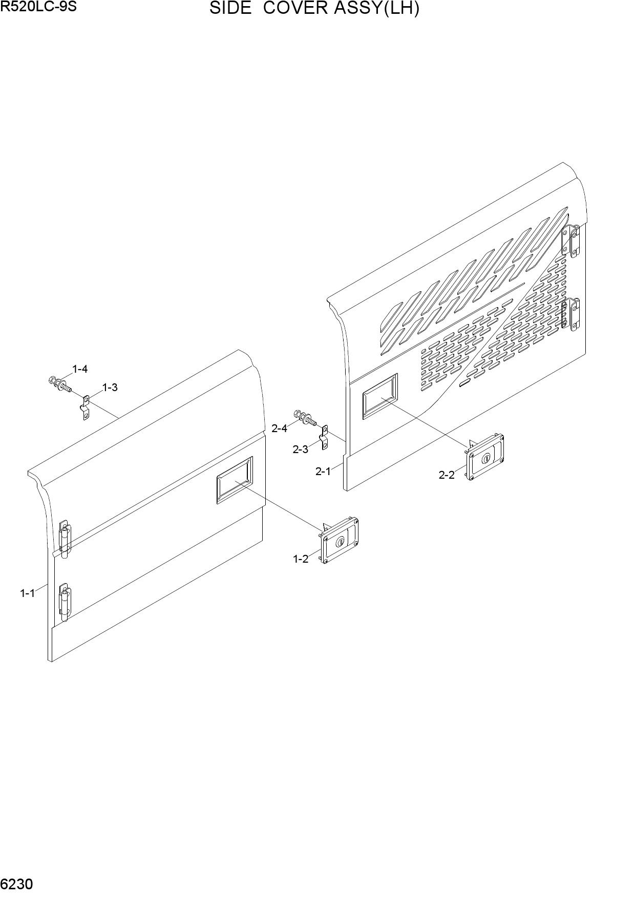 SIDE COVER ASSY(LH)