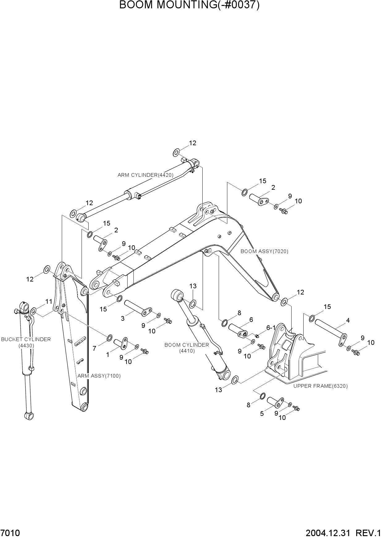 BOOM MOUNTING(-#0037)