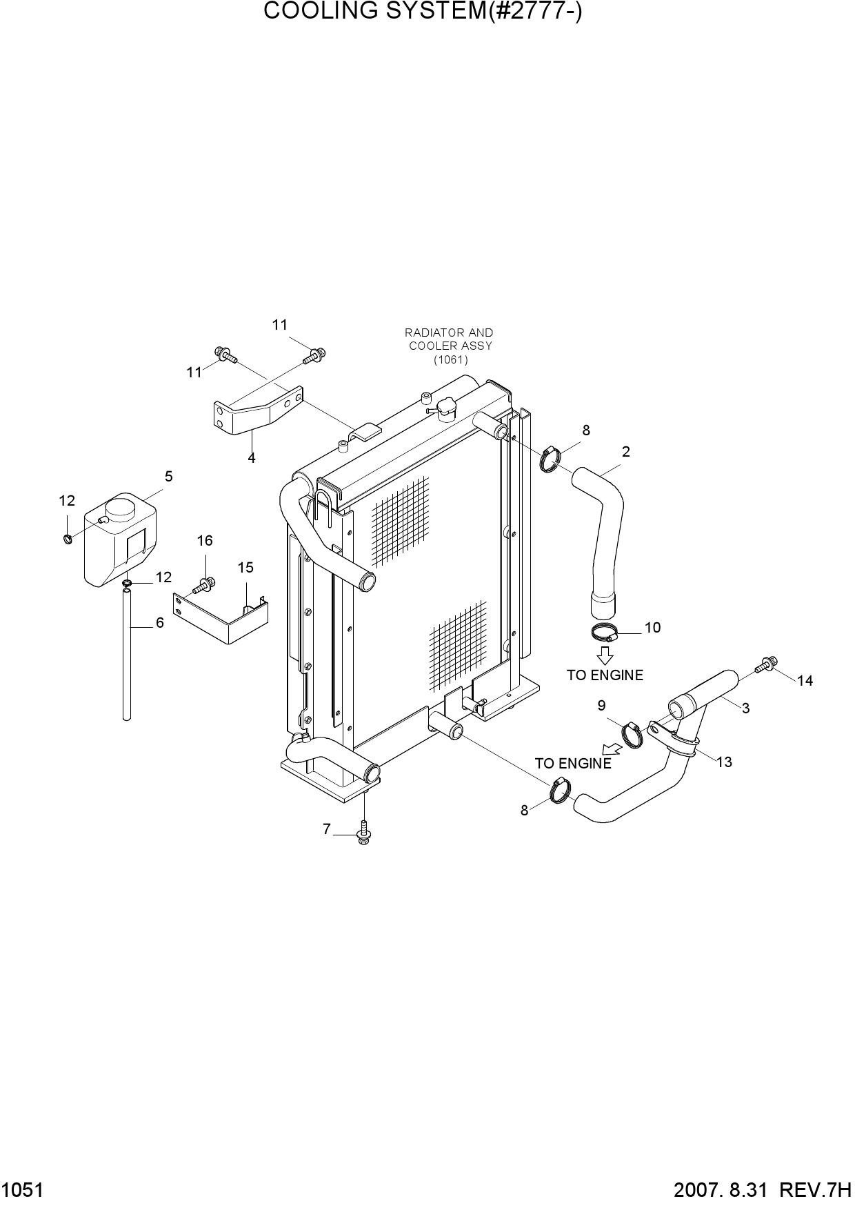COOLING SYSTEM(#2777-)
