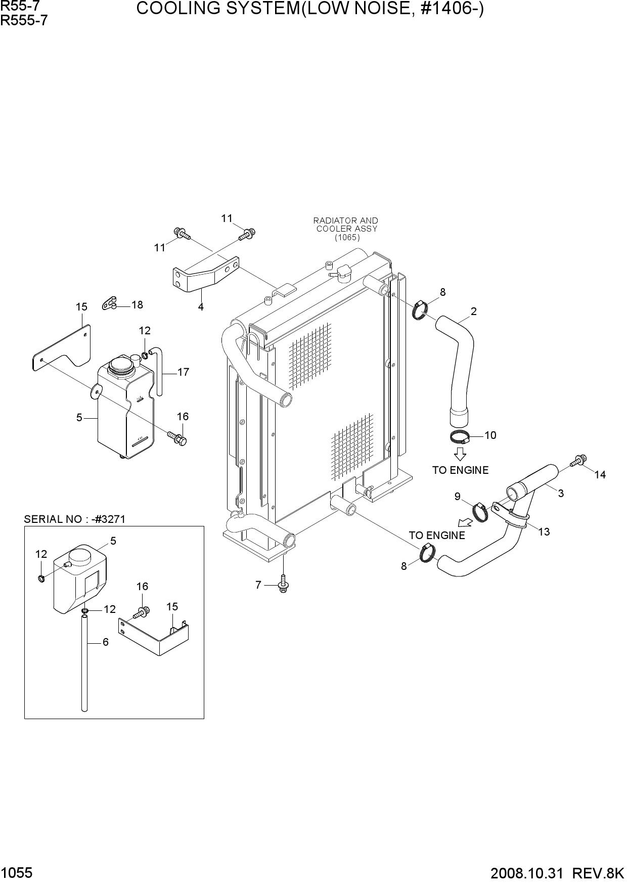 COOLING SYSTEM(LOW NOISE, #1406-)