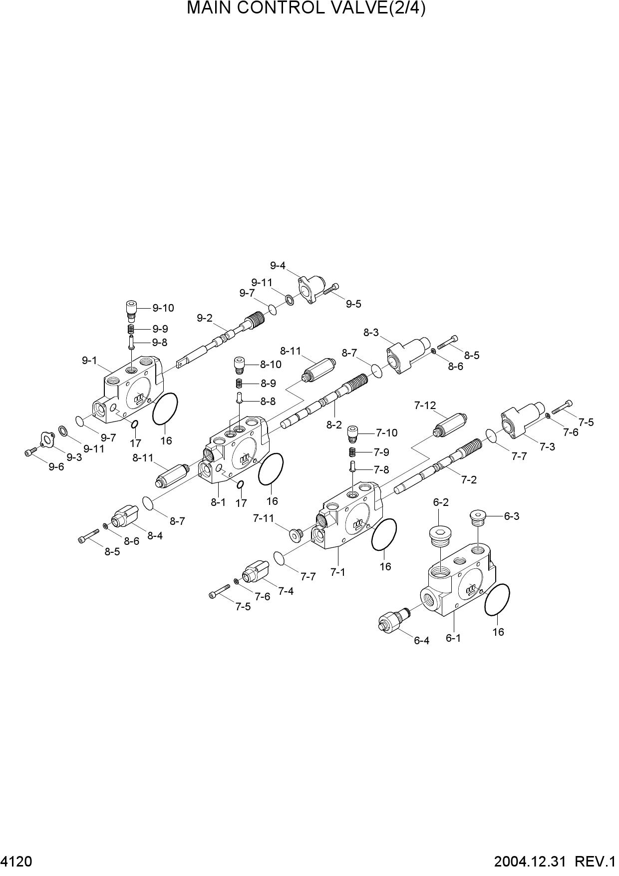 MAIN CONTROL VALVE(2/4)