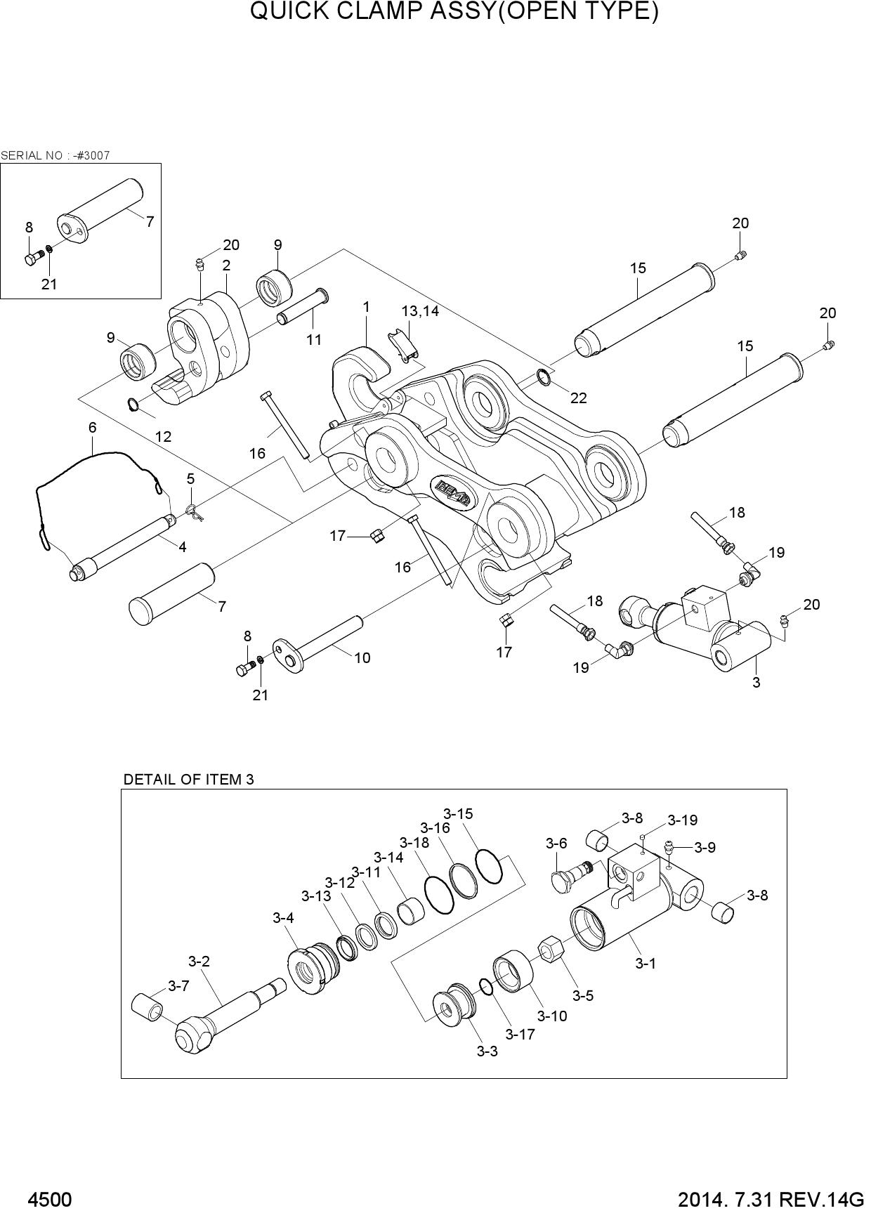 QUICK CLAMP ASSY(OPEN TYPE)